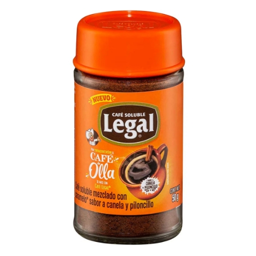 Imagen de Café Soluble Legal De Olla Piloncillo Canela 50 GRS