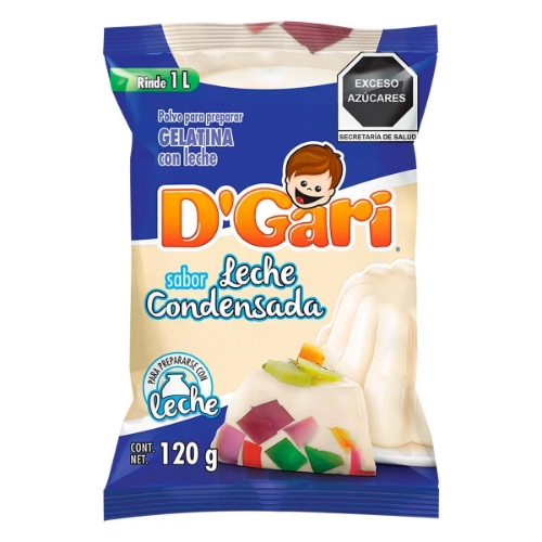 Imagen de Gelatina De Leche D'Gari Leche  120 GRS