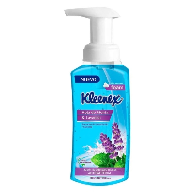 Imagen de Jabon Liquido Manos Kleenex Menta & Lavanda 220 GRS