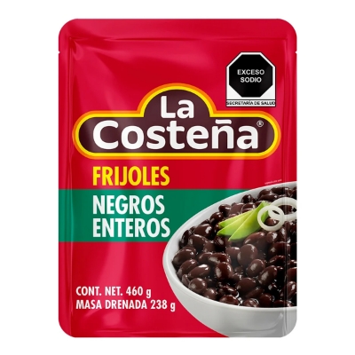 Imagen de Frijoles La Costeña Negros Enteros 460 GRS