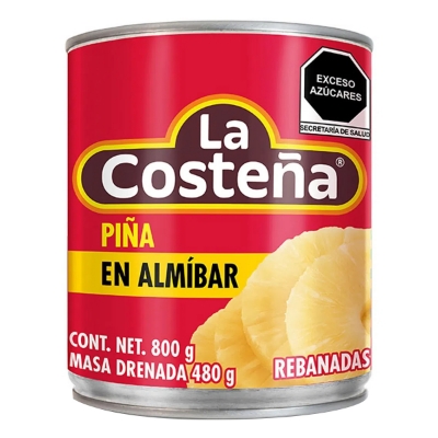 Imagen de Piña En Rebanadas La Costeña 800 GRS