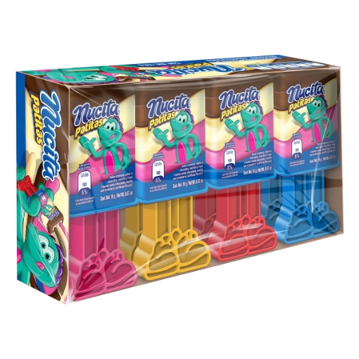 Imagen de Exhibidor Chocolate Nucita Patitas 19 GRS