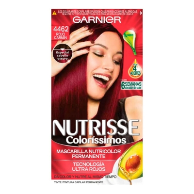 Imagen de Tinte Nutrisse 4462 Rojo Carmin 1 PZS