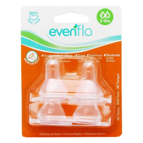 Imagen de Mamila Evenflo Silicon Std  4 PZS