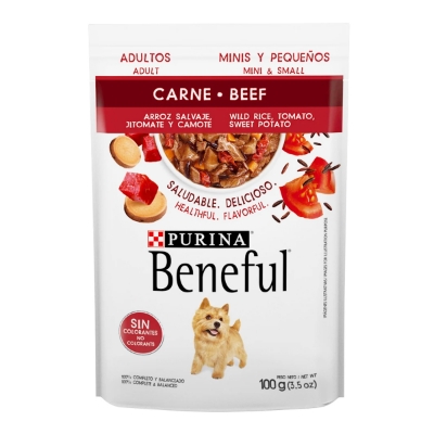 Imagen de Sobres Beneful Adulto Carne 100 GRS