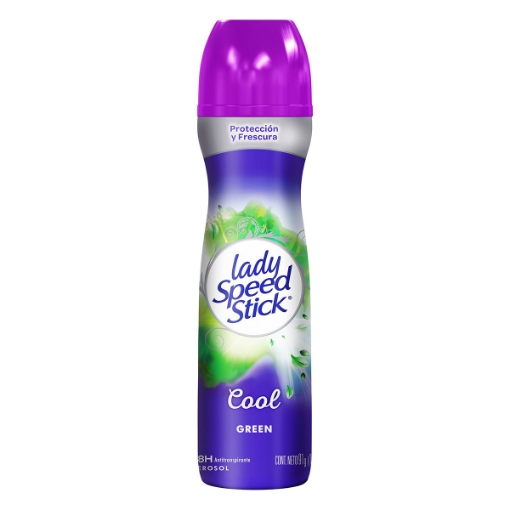 Imagen de Desodorante Aerosol Lady Speed Stick Cool Green  150 MLL