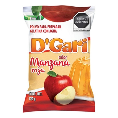 Imagen de Gelatina De Leche D'Gari Manzana 120 GRS