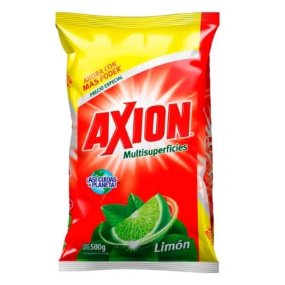 Imagen de Detergente Axion Limon En Polvo 500 GRS