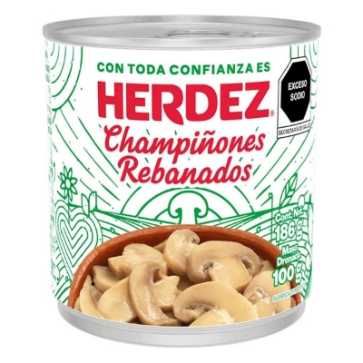 Imagen de Champiñon Rebanado Herdez 186 GRS