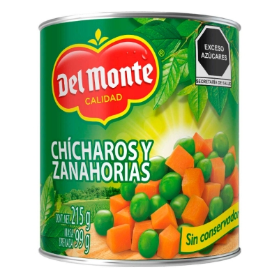 Imagen de Chicharos Con Zanahoria Del Monte 215 GRS