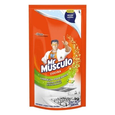 Imagen de Limpiador Mr. Musculo Cocina Naranja Doypack 500 MLL