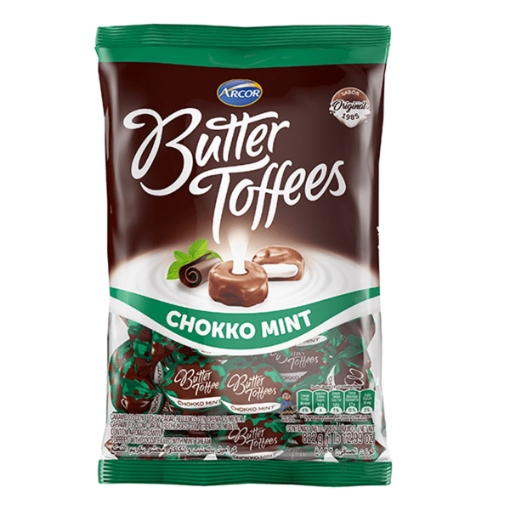Imagen de Dulce Arcor Butter Toffees Chokko Mint  300 GRS