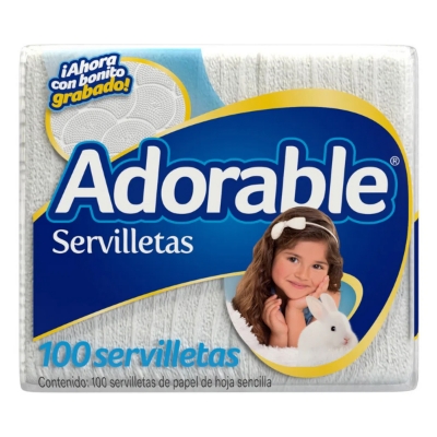 Imagen de Servilleta Adorable 100 PZS