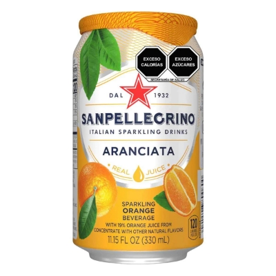 Imagen de Agua San Pellegrino Aranciata 330 MLT