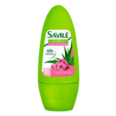 Imagen de Desodorante Savilé Agua De Rosas Roll On Para Mujer 45 MLL