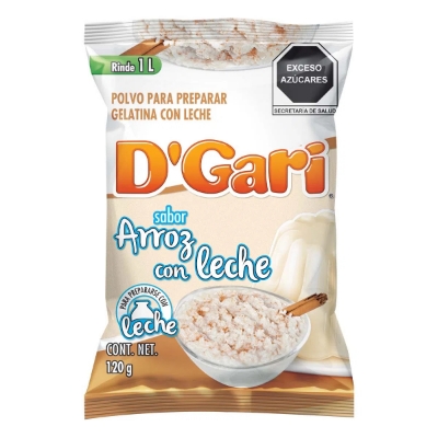 Imagen de Gelatina De Leche D'Gari Arroz 120 GRS