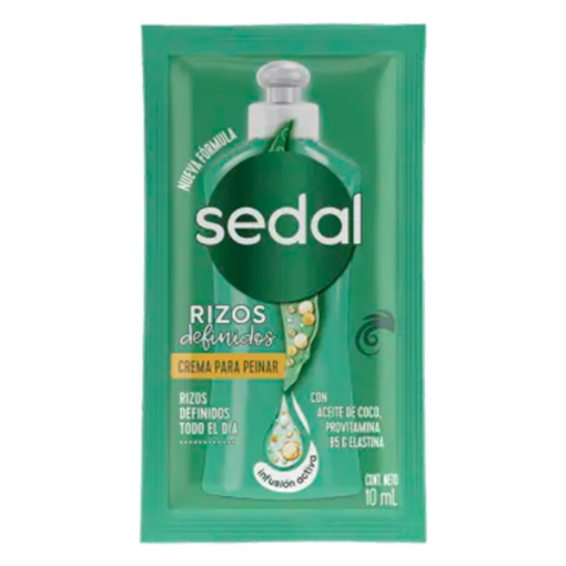 Imagen de Exhibidor Crema Para Peinar Sedal Rizos Definidos 10 MLL