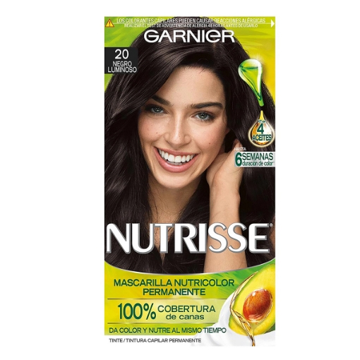 Imagen de Tinte Garnier Nutrisse 20 Grosella Negra 1 PZS