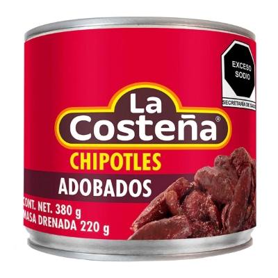 Imagen de Chiles Chipotles La Costeña 380 GRS