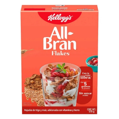 Imagen de Cereal Kellogg'S Allbran Flakes 570 GRS