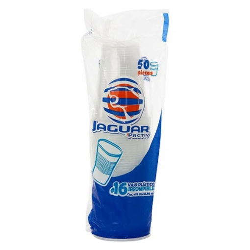 Imagen de Vaso Jaguar Plastico Irrompible  50 PZS