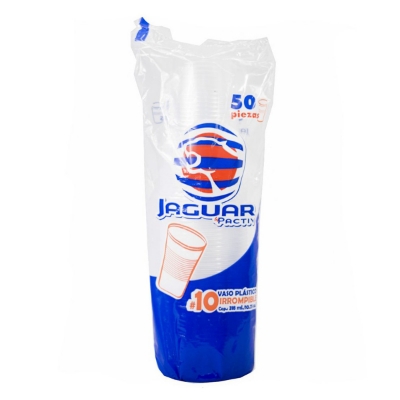 Imagen de Vaso Desechable Jaguar Irrompible #10 50 PZS