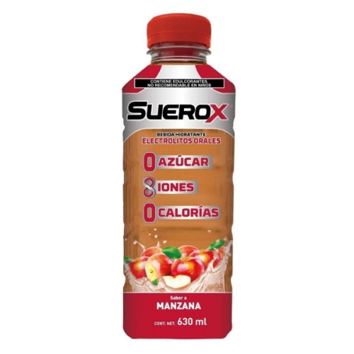 Imagen de Suero Suerox 8 Iones Manzana 630 MLL
