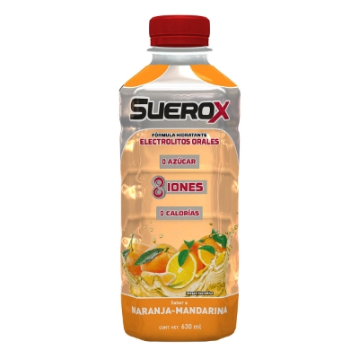 Imagen de Suero Suerox 8 Iones Naranja Mandarina 630 MLL