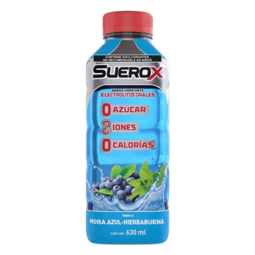 Imagen de Suero Suerox 8 Iones Mora Azul 630 MLL