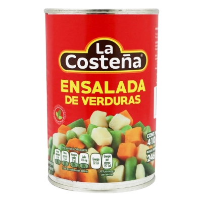 Imagen de Ensalada La Costeña Verduras 410 GRS