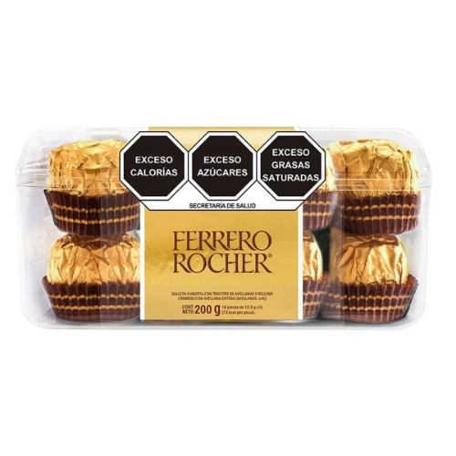 Imagen de Chocolate Ferrero Rocher  16 PZS