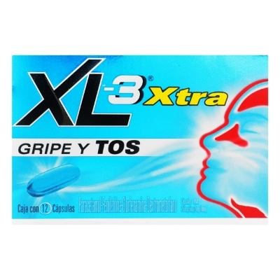 Imagen de Xl3 Extra Gripe Y Tos 12 PZS