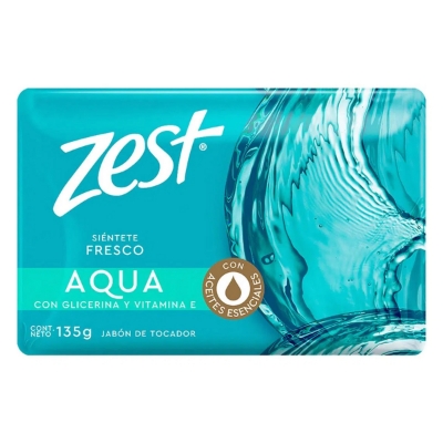 Imagen de Jabon De Tocador Zest Aqua 135 GRS