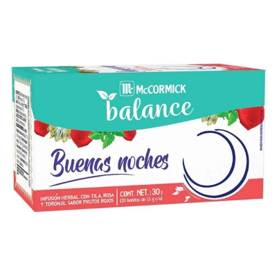 Imagen de Te Mccormick Balance Frutos Rojos 20 PZS