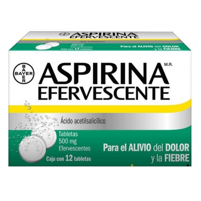 Imagen de Medicamento Aspirina Efervescente 12 PZS