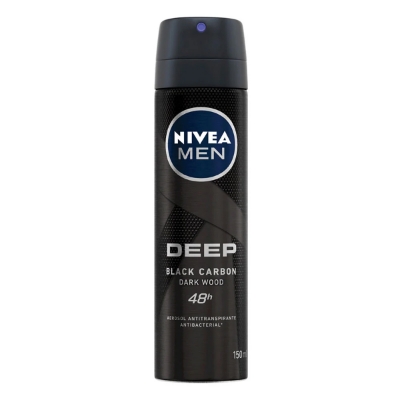 Imagen de Desodorante Nivea Deep Dry Hombre Aerosol 150 MLL