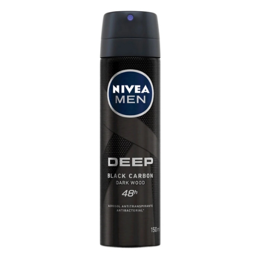 Imagen de Desodorante Nivea Deep Dry Hombre Aerosol  150 MLL