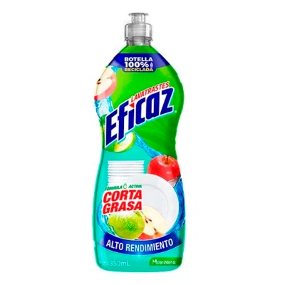 Imagen de Detergente Liquido Eficaz Pinol Manzana 350 MLL