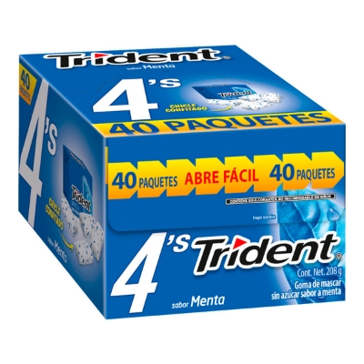 Imagen de Chicle Trident 4'S Menta 5.2 GRS