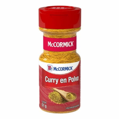 Imagen de Especias Mccormick Curry Molido 51 GRS