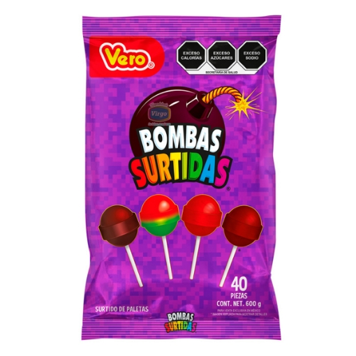 Imagen de Paleta Vero Bombas Surtido 40 PZS