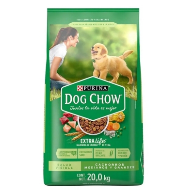 Imagen de Croquetas Dog Chow Cachorro Raza Mediana 20 KGS