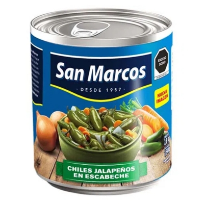 Imagen de Chiles San Marcos Jalapeños 2.8 KGS