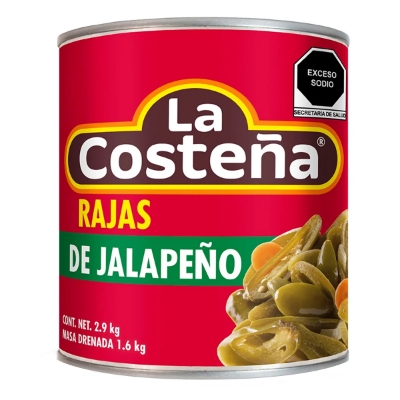 Imagen de Chiles En Rajas La Costeña 2.9 KGS