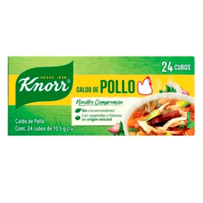 Imagen de Consomé De Pollo Knorr Suiza Cubo 24 GRS