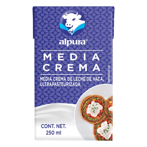 Imagen de Media Crema Alpura  250 MLL