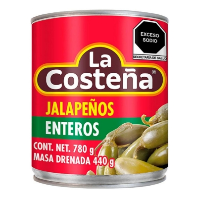 Imagen de Chiles Jalapeño La Costeña 780 GRS