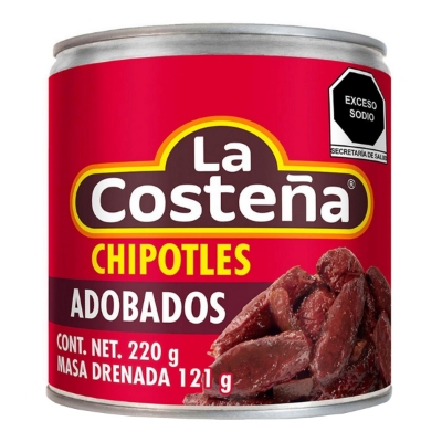 Imagen de Chiles La Costeña Chipotles 220 GRS