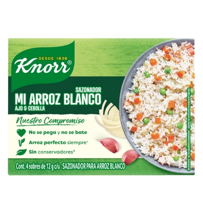 Imagen de Sazonador Knorr Mi Arroz Blanco 12 GRS