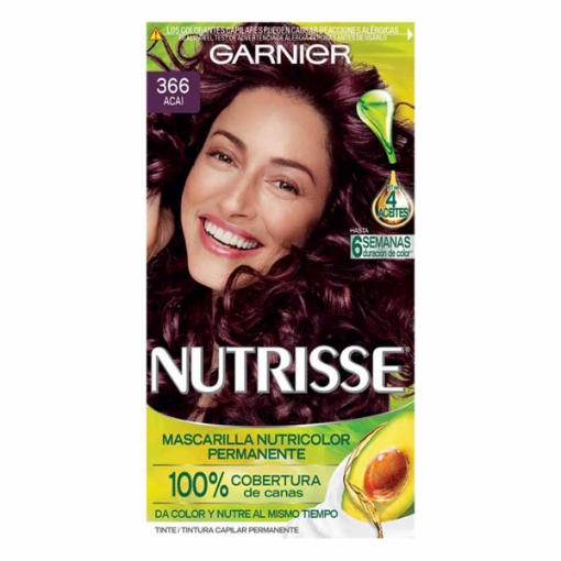 Imagen de Tinte Nutrisse 366 Acai 1 PZS